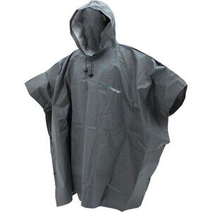 FROGG TOGGS Waterproof Raincoat Breathable Rain Poncho Black Adult Unisex Coat